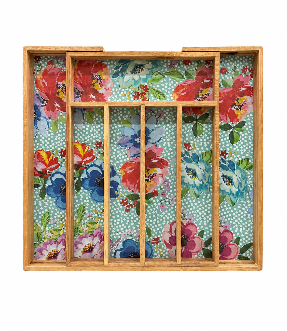 Porta cubiertos de madera expandible Pioneer Woman