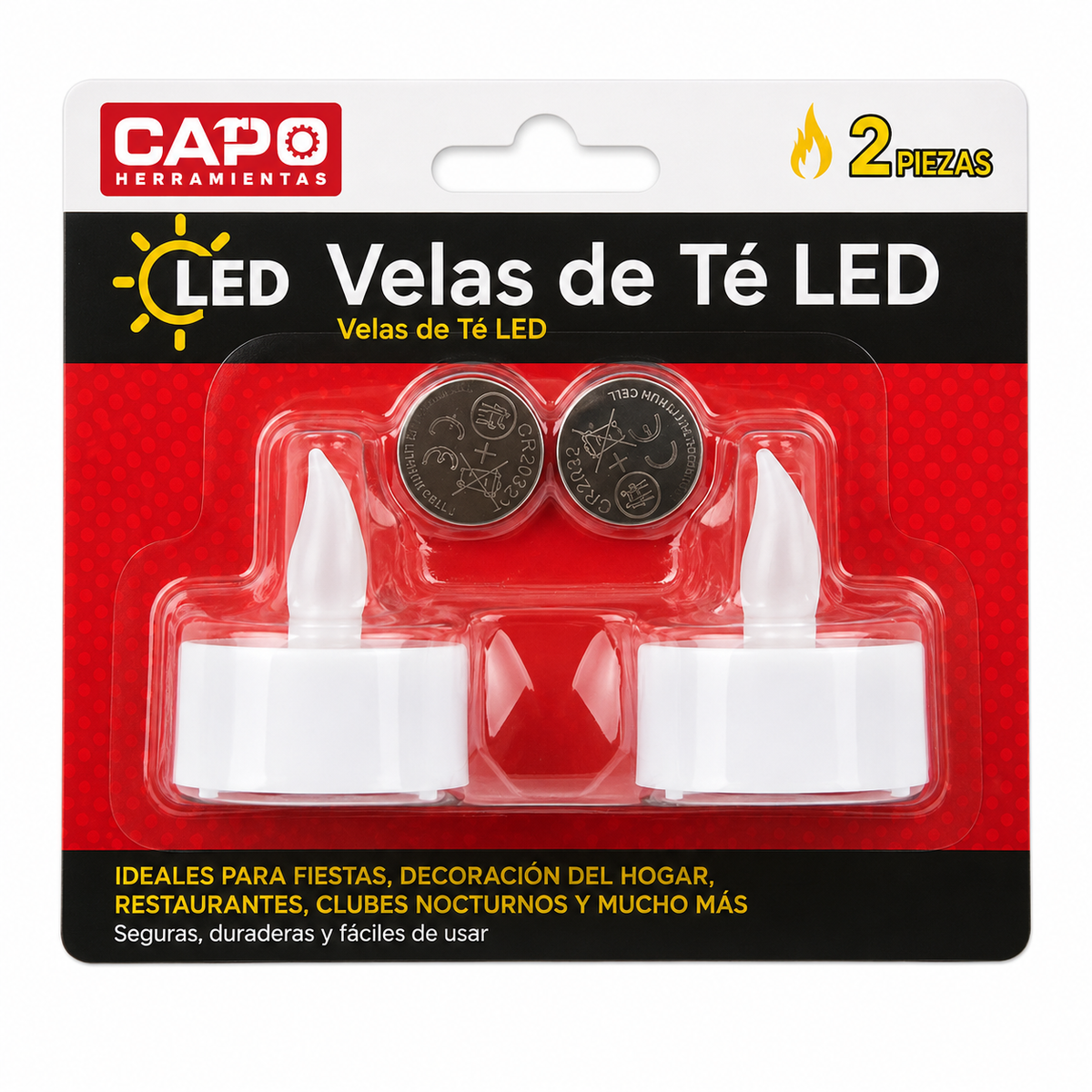 Velas de Te led