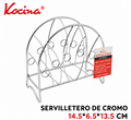 Servilletero cromo