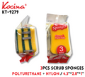 Set de 3 esponjas