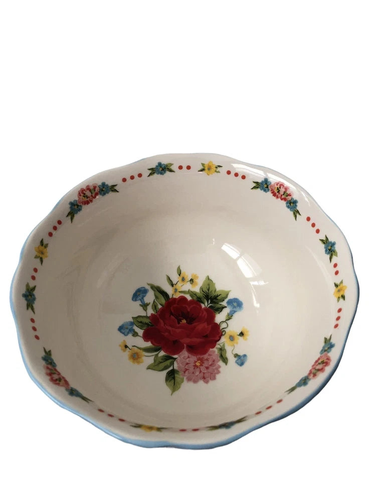Juego de 4 tazones de cerámica Pioneer Woman Sweet Rose